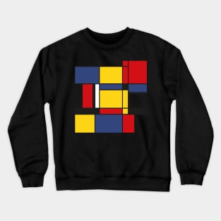 Downtown, Tribute to Mondrian Crewneck Sweatshirt